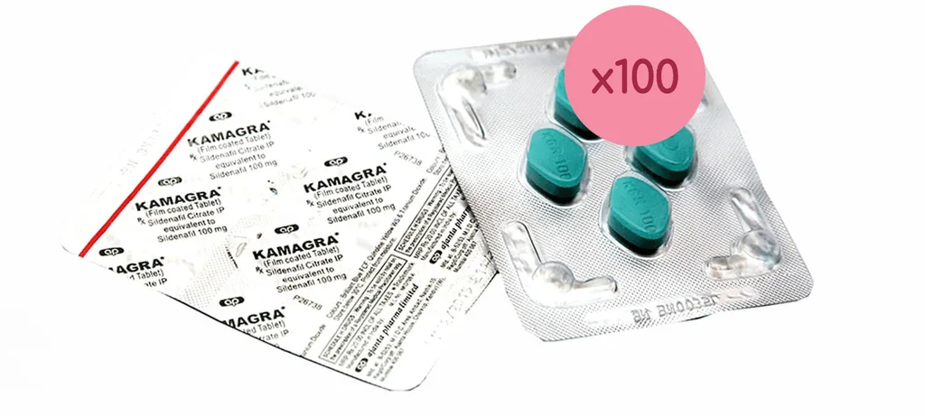 Kamagra 100mg bundel van 100 strippen